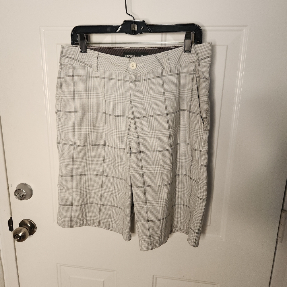 Mens O'Neill Gray and White Shorts Size 32